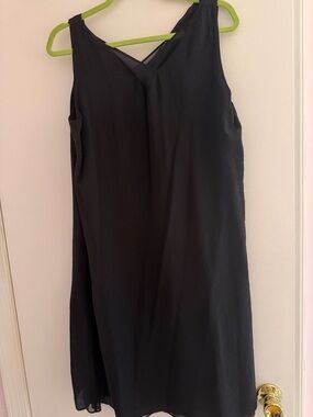 Coldwater Creek Black Dress with V-Neck Detail